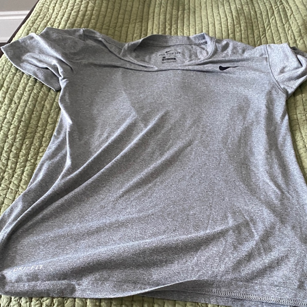 Nike Heather Gray Dri-FIT Tee